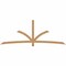 Ekena Millwork Davenport Timber Gable Bracket, Western Red Cedar, 108"W x 40"H x 1 1/2"D x 3 1/2"F, 9/12 Pitch GBW108X40X0204DAV00SWR - alternate 1
